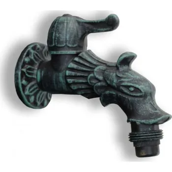 Vodovodní kohout Vodovodní KOHOUTEK DRAK 1/2", zelená patina