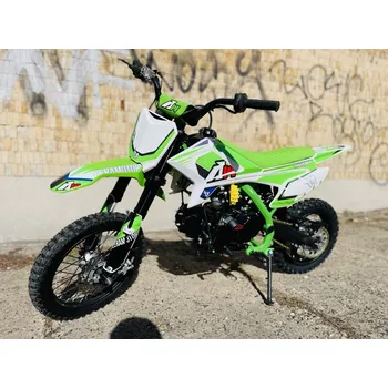 malá motorka Pitbike Leramotors By Apollo THUNDER 125 Poloautomat 14/12 E-Start Zelená