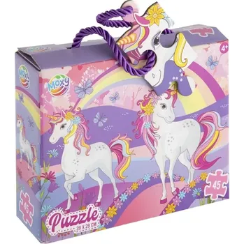 Puzzle MOXY Jednorožci 45 dílků