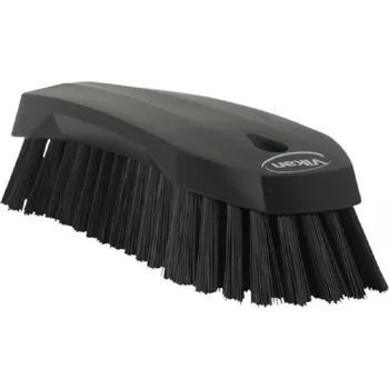 Kartáč pro zvířata Ruční kartáč tvrdý černý