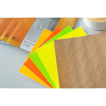 Speciální papír Etikety kruh průměr 40 mm HNĚDÁ 100 archů