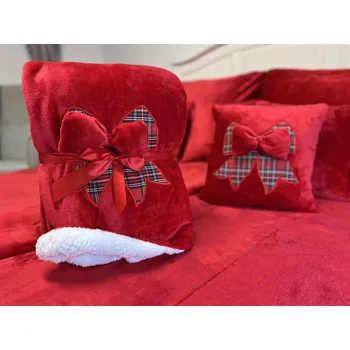 Dětská deka Podpěrová Zdeňka Deka beránek dětská Mašle velikost: deka 100x150cm