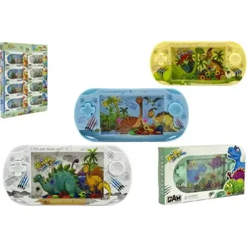 Hlavolam Teddies Vodní hra hlavolam dinosaurus plast 18cm asst 4 barvy v krabičce 16ks