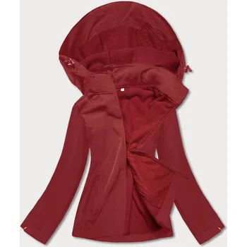 Dámská bunda Červená dámská bunda s polarem (fleecem) (HH017-5) odstíny červené M (38)