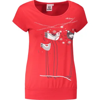 Dámské triko ALTISPORT CARRYOVER ALW043120 ČERVENÁ XL