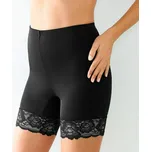 Tvarující kalhotky panty z mikrovlákna a krajky černá 38