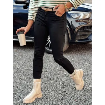 Dámské kalhoty Dámské černé kalhoty FAYLORISI s push up efektem DStreet černá 3054704