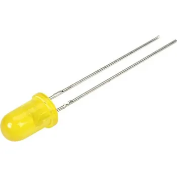 Polovodič Kingbright L-7113LYD LED s vývody žlutá kulatý 5 mm 2 mcd 30 ° 30 mA 1.85 V