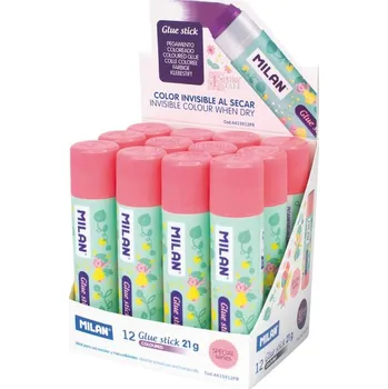 Kancelářské lepidlo Růžové lepidlo MILAN Fairy Tale 21g