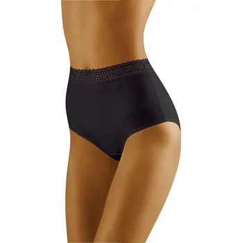 Kalhotky Dámské kalhotky Eco-Go Black - Wol-Bar XXL