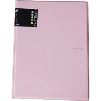 Sloha A4 boční kapsa PASTELINI růžová