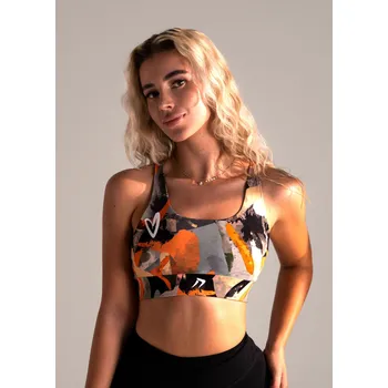 Podprsenka KFIT Podprsenka KFIT® Camo Burst Y M ČERNÁ