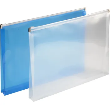 Obálka Obálka PP s plastovým zipem DL modrá neonová