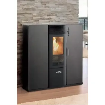 Krbová kamna KALOR Slim KALOR SLIM 8C s rozvodem horkého vzduchu bílá