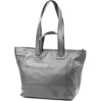 Kabelka Kožená kabelka Gregorio 1745 DOLLARO - tmavě šedá