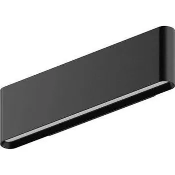 Lampička Linea Light Nástěnné svítidlo LED Satori, šířka 30,5 cm, černá, 2700 K, hliník LED 17 W celkem - Doprava zdarma