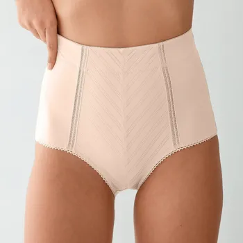 Dámské oblečení Zeštíhlující kalhotky s vysokým pasem tělová 42/44