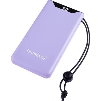Powerbanka Intenso F10000 powerbanka Li-Pol, 10000 mAh, Quick Charge, Dodávka energie, USB-A, USB-C®, nachová, Indikátor stavu