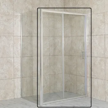 Olsen Spa Treos sprchové dveře 110 x 190 cm posuvné chrom sklo čiré OLBENW102711CC