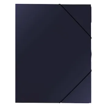 Mapa tříklopá neprůhledná modrá