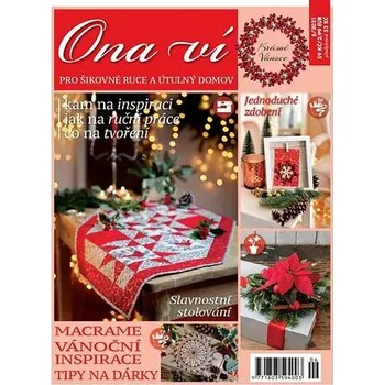 Časopis Ona ví 6/2021 - krásné Vánoce