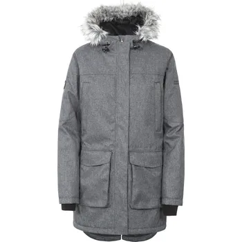 Dámská softshellová bunda TRESPASS Dámská nepromokavá bunda 3XL ČERNÁ|ŠEDÁ