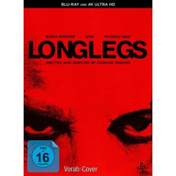 Blu-ray film Longlegs, 1 4K UHD-Blu-ray: USA – Oz Perkins,Nicholas Cage,Maika Monroe (DE)