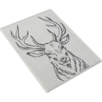 Utěrka Malý kuchyňský ručník 35x50 ZARA 450g Jelen šedobílý