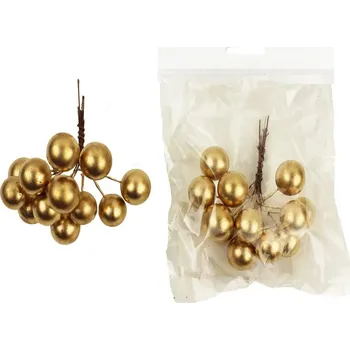 umělá květina Kulaté dekorace bobule zlaté X0530