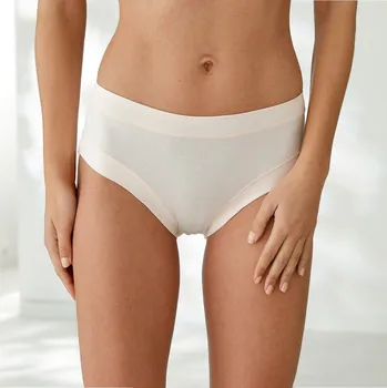 Kalhotky Sada 2 kalhotek midi bez pruženek tělová+broskvová 42/44