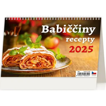 Kalendář Helma365 Stolní kalendář Babiččiny recepty 2025