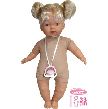 Panenka Panenka Aitana realistická s měkkým tělem a zvuky 33 cm
