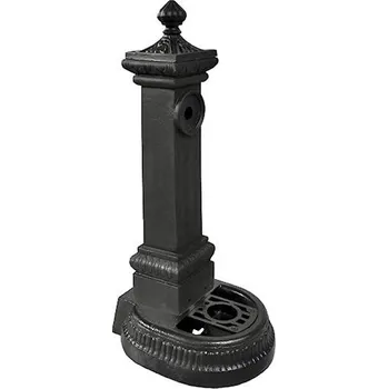 Umyvadlo AZTE Vodovodní litinový SLOUPEK, černý