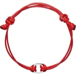 EVOLUTION GROUP CZ Náramek proti uhranutí stříbrný červený - 13003.3
