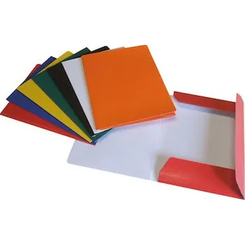 Mapa odkládací tříklopá polypropylen žlutá