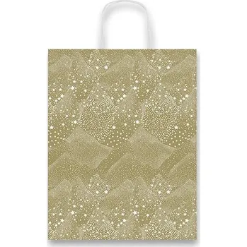 Dárková taška Vánoční papírová taška Montagne di Stelle 260 x 120 x 345 mm