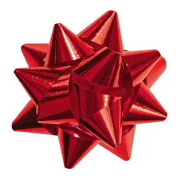 Stuha Roseta Lux, 20 mm, metalická červená