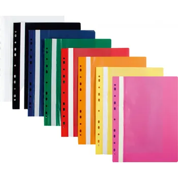 Rychlovazače PP s euroděrováním červené, 10 ks