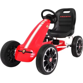 Dětské šlapadlo Šlapací motokára ABARTH červená