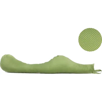 Polštář Anatomický polštář Zelený Tuleň s puntíky 152 cm