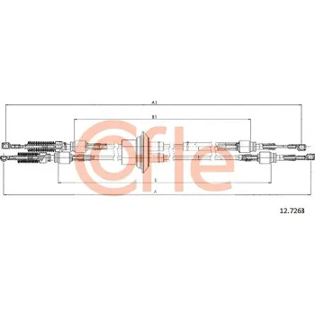 COFLE Tažné lanko, ruční převodovka 92127263