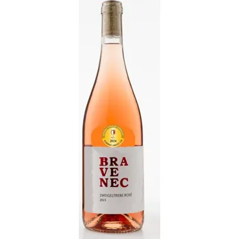 Zweigeltrebe rosé 2023, pozdní sběr, Vinařství Bravenec Čejč, polosladké