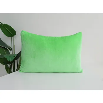 Povlečení XPOSE® Mikroplyšový povlak na polštář - letní zelená 40x60 cm, Mikroplyš + Prodloužená možnost vrácení zboží do 50 dnů