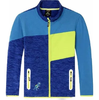 Chlapecká mikina KUGO CHLAPECKÁ MIKINA NA ZIP FLEEC Barva: Modrozelinkavá, Velikost: 110