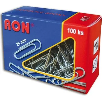 Kancelářská sponka Spony dopisní RON 25mm