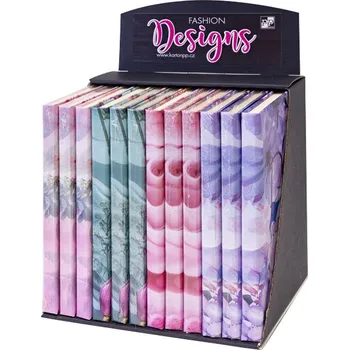 Blok Záznamní kniha A5 linkovaná BLOOM, mix motivů