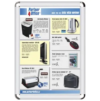 Kliprám s oblými rohy A3