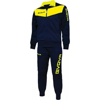 Pánská tepláková souprava TR018 0407 žluto-černá - Givova 2XL