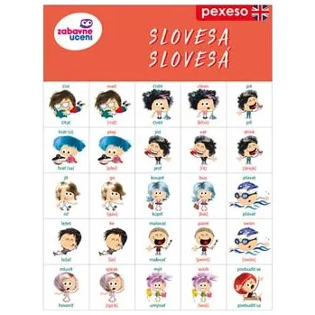 Pexeso PEXESO angličtina slovesa