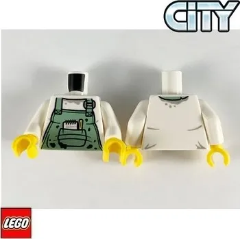 Stavebnice LEGO LEGO® Dílky na figurky LEGO Tělo potištěné / bílé / Torso 973pb3709c01
